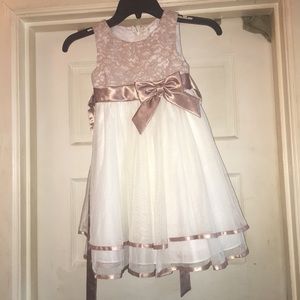 Little girls evening dress